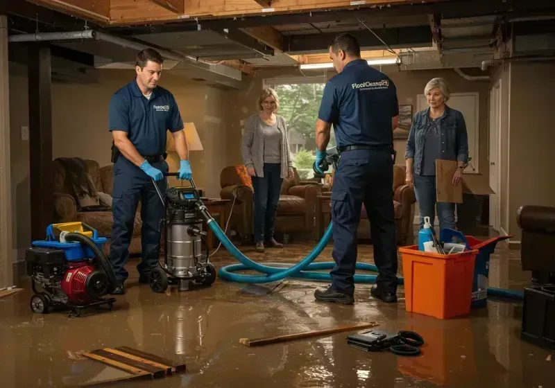 Basement Water Extraction and Removal Techniques process in Bridge City, TX